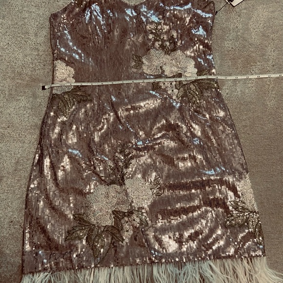 Laundry by Shelli Segal rose gold NWT sz 8 - Picture 10 of 13